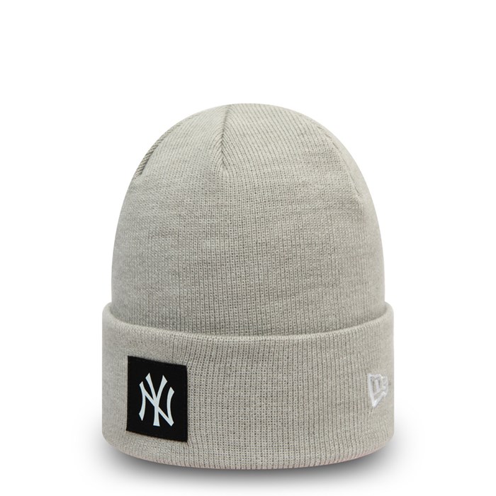 New York Yankees Team Logo Cuff Pipohattu Harmaat - New Era Lippikset Outlet FI-631798